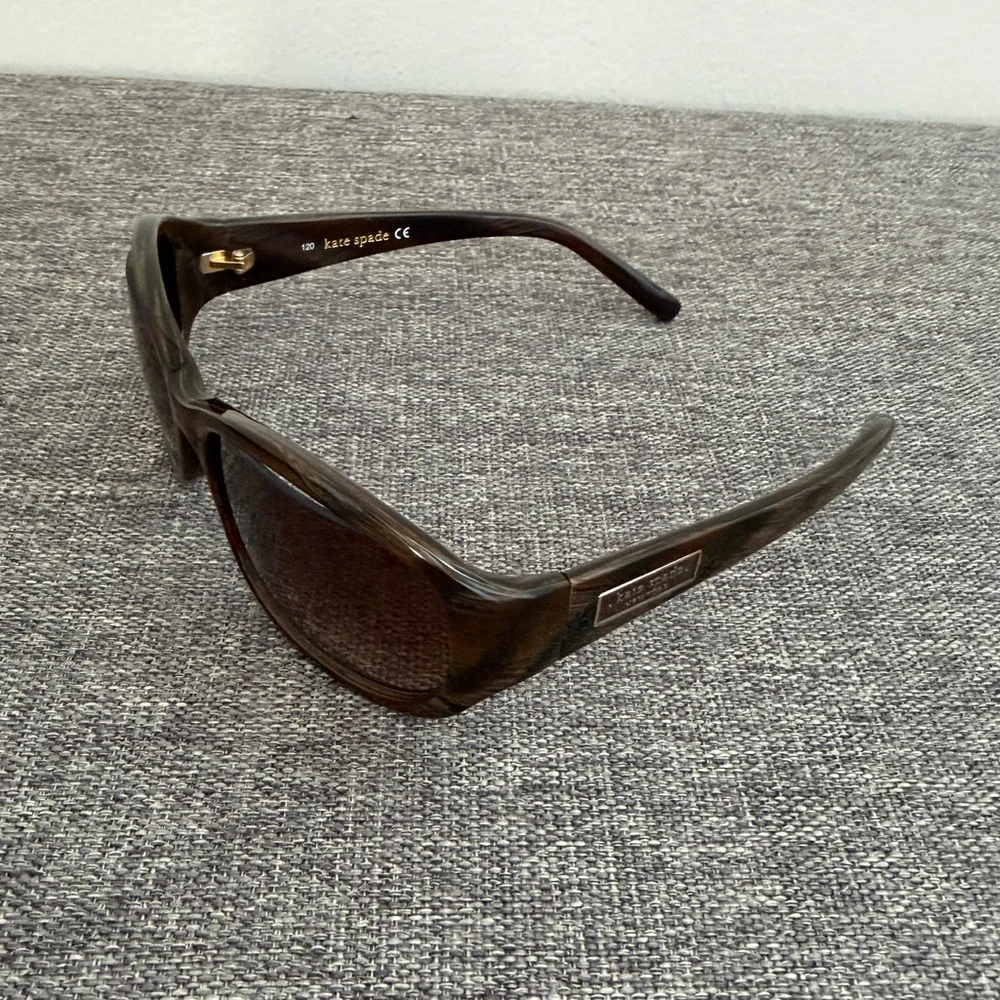 Kate Spade Brown Diana/S Rectangle Sunglasses and Case FA6 Y6 54.17 120 1-3